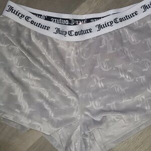 Juicy Couture Fluffy Grey Sleep Shorts